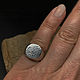 Silver signet 'Frost'. Signet Ring. BOR.N | avtorskoe serebro. Online shopping on My Livemaster.  Фото №2
