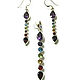 Earrings and pendent with seven natural stones. Amulet. Symbols (VECH-SIMVOL). Online shopping on My Livemaster.  Фото №2