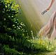 Картина маслом "Соткана из света". Картины. Екатерина. Интернет-магазин Ярмарка Мастеров.  Фото №2