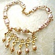 Order Necklace 'Icing' (Kasumi-like pearls, hematite). Pani Kratova (panikratova). Livemaster. . Necklace Фото №3