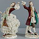 Винтаж: Старинная фарфоровая пара. Германия. Статуэтки винтажные. Luxuryantiques.elegant (antiques-live). Интернет-магазин Ярмарка Мастеров.  Фото №2