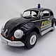 Ретро-модель автомобиля "Volkswagen Police" (№100). Модели. Время подарков. Ярмарка Мастеров.  Фото №4