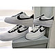 Кроссовки белые, кастом кроссовок Nike Air Force,чёрный,ручная роспись. Кроссовки. Olgavolgoart. Роспись одежды и обуви. Кастом. Интернет-магазин Ярмарка Мастеров.  Фото №2