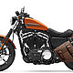 Trunk on the frame of Harley Davidson Sportster (brown), Travel bag, Ekaterinburg,  Фото №1