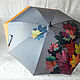 Designer Umbrella with decoy painting ' Maple Leaves'. Umbrellas. UmbrellaFineArt. Online shopping on My Livemaster.  Фото №2