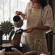 Фартук-передник льняной  для кухни Мечта хозяйки ( прованс, бохо). Фартуки. Наталья Самонина (DomMiliyDom). Ярмарка Мастеров.  Фото №5