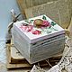 Jar box for bulk products roses shabby style, Dinnerware Sets, Moscow,  Фото №1