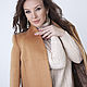 Women's woolen CAMEL coat. Slimming!. Coats. BRAGUTSA. Online shopping on My Livemaster.  Фото №2
