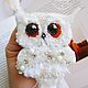 White Polar Owl brooch ' Miracle of the North', Brooches, St. Petersburg,  Фото №1
