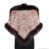 Аксессуары handmade. Livemaster - original item Pavloposad shawl. Handmade.