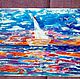 Оранжевое море(30х50), Картины, Москва,  Фото №1