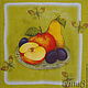 Napkins for decoupage fruit plums apples pears print, Napkins for decoupage, Moscow,  Фото №1