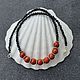 Колье чокер из красной яшмы. Чокер. Vadjra-jewelry. Ярмарка Мастеров.  Фото №4