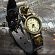 Steampunk wristwatch 'Small Clock', Watches, Saratov,  Фото №1