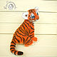Needle felted toy Tiger cub. Felted Toy. Yulia Steklyannikova (julias14). My Livemaster. Фото №4