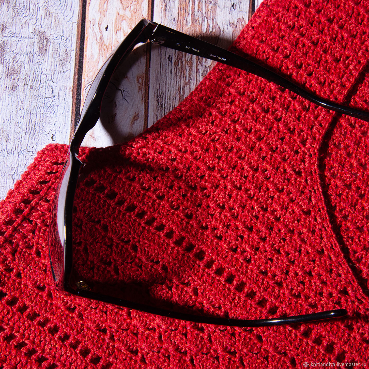 Red Knitted Top