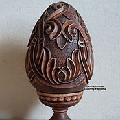 Русский стиль handmade. Livemaster - original item Egg decorative wood old Russian uzoroche. Handmade.