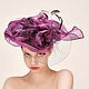 Hats: designer hat 'Purple fragrance'. Hats1. EDIS | дизайнерские шляпы Наталии Эдис. My Livemaster. Фото №4