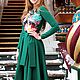 Платье "Тюльпан" с цветочной вставкой. Платья. Dudu-dress. Ярмарка Мастеров.  Фото №6
