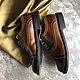 Order Men's shoes 'Oxford' korich / chocolate black sole. Hitarov (Hitarov). Livemaster. . Oxfords Фото №3