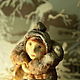 Елочная игрушка из ваты.Зина, Куклы и пупсы, Москва,  Фото №1