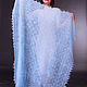 Order Blue downy shawl. Dom-puha (dom-puha). Livemaster. . Shawls1 Фото №3