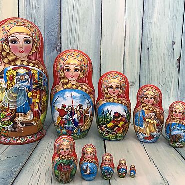 Матрешки — купить на Ярмарке Мастеров | Ручная работа и хенд мейд