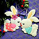 Toys on the Christmas tree felt kit pair. Christmas decorations. KapElkA. Online shopping on My Livemaster.  Фото №2