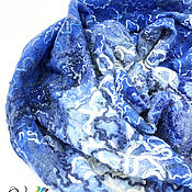 Аксессуары handmade. Livemaster - original item Snood scarf Blue caprice-felt. Handmade.