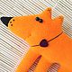 Рыжий лис. Мягкие игрушки. Томина Татьяна. Интернет-магазин Ярмарка Мастеров.  Фото №2