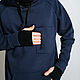 Order Snowboard hoodie 'Indigo'. BORMALISA. Livemaster. . Sweater Jackets Фото №3