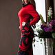 Dress 'the Artist' red. Dresses. Designer clothing Olesya Masyutina. My Livemaster. Фото №4
