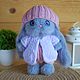 Вязаная игрушка Зайка в одежде, Мягкие игрушки, Кемерово,  Фото №1
