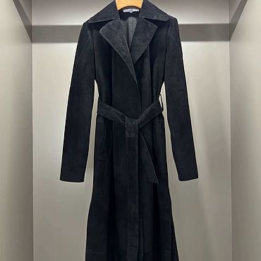 Одежда ручной работы. Ярмарка Мастеров - ручная работа Замшевый тренч. Handmade.