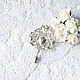 Брошь с кристаллом и стразами Для головных уборов Декор для крапбукинг. Брошь-булавка. Кружево Бумажные цветы Броши Шармы (scrapbutik2018). Ярмарка Мастеров.  Фото №4