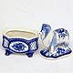 Order Jewelry box porcelain gzhel with a collie dog on the lid. Moscow Kerry (porcelaindogs). Livemaster. . Figurines Фото №3