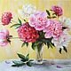 Paintings with peonies. Pictures. Tatiana Chepkasova. My Livemaster. Фото №4