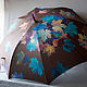 Order Large hand-painted umbrella in chocolate color. UmbrellaFineArt. Livemaster. . Umbrellas Фото №3