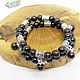 Order A bracelet made of nuummite Locke. Selberiya shop. Livemaster. . Bead bracelet Фото №3
