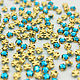 PR-1212 Шатоны 4 мм Blue Zircon, пришивные Preciosa, 10 шт, Кристаллы, Нижний Новгород,  Фото №1