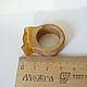 Ring Amber wood size 18,5 P-152. Ring. Amber shop (vazeikin). My Livemaster. Фото №6