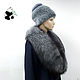 Fur detachable collar boa Fox fur.TC-423. Collars. Mishan (mishan). Online shopping on My Livemaster.  Фото №2