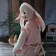 Заказать  Кот и Зайка. Дживика Галерея Творчества. Ярмарка Мастеров. . Тедди Зверята Фото №3