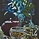 Картина:Цветочный чай. Картины. Honfleur ( Ирина Де Сен Леже ). Ярмарка Мастеров.  Фото №4