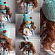 "Бирюзовая мечта". Куклы и пупсы. Ирина Бровикова (sova-toys). Интернет-магазин Ярмарка Мастеров.  Фото №2
