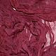 Silk Scarf Dark Crimson Chiffon Hand-dyed boho gift, Scarves, Tver,  Фото №1