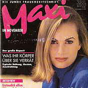 Материалы для творчества handmade. Livemaster - original item Maxi Burda Magazine 11 1992 (November). Handmade.