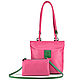 Womens leather backpack Valentino (fuchsia), Classic Bag, St. Petersburg,  Фото №1