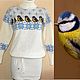 Dress knitted Bird titmouse. Dresses. SweaterOK. Online shopping on My Livemaster.  Фото №2