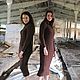 Заказать Вязаное шерстяное платье-миди "Шоколад". IRINA GRUDKINA Handmade Knitwear. Ярмарка Мастеров. . Платья Фото №3